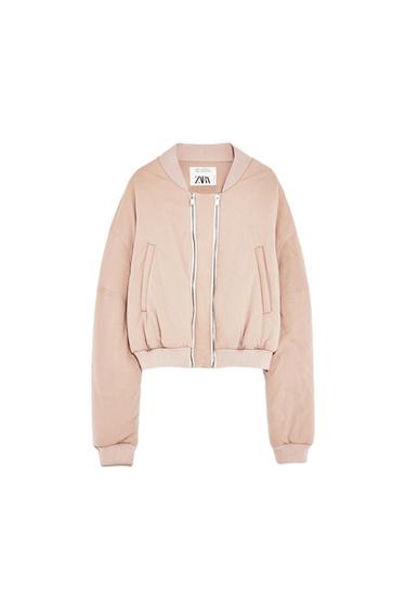 DOUBLE ZIP BOMBER JACKET