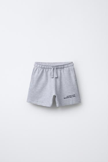 BERMUDA PIQUÉ TEXTO - Gris vigoré de Zara