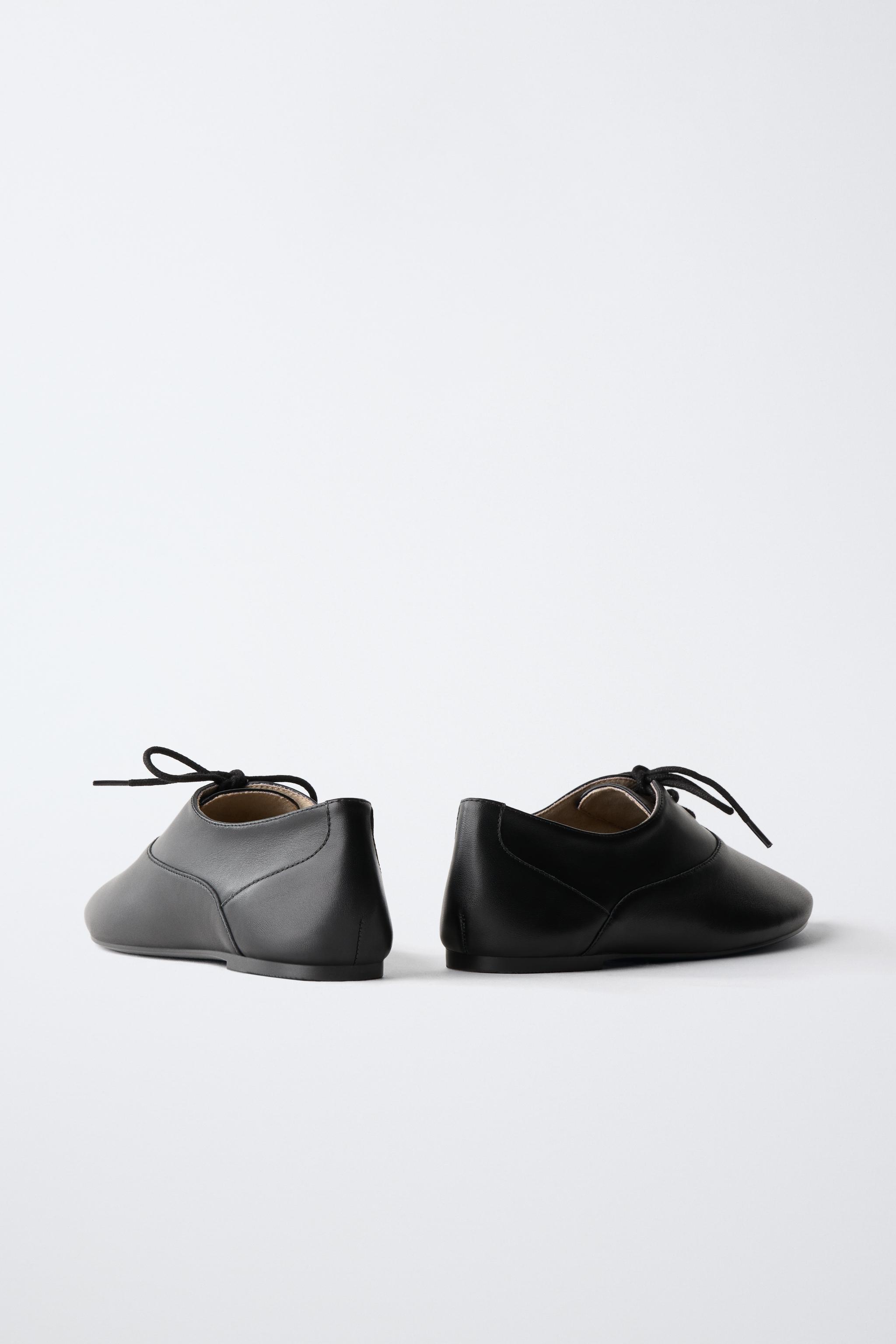 LEATHER BLUCHER SHOES WITH THIN SOLE