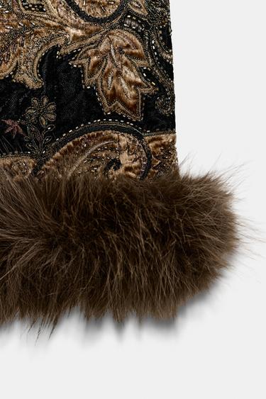 GILET BRODÉ ZW COLLECTION ÉDITION LIMITÉE - Noir de Zara - Image 6