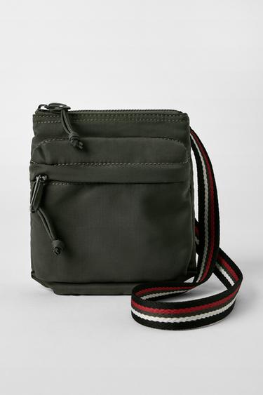 NYLON CROSSBODY BAG BOBBY GILLESPIE X ZARA - Green by Zara - Image 2