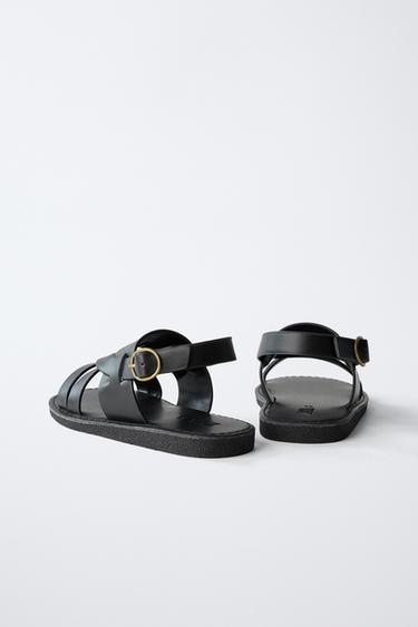 STRAPPY SANDALS - Black by Zara - Image 4