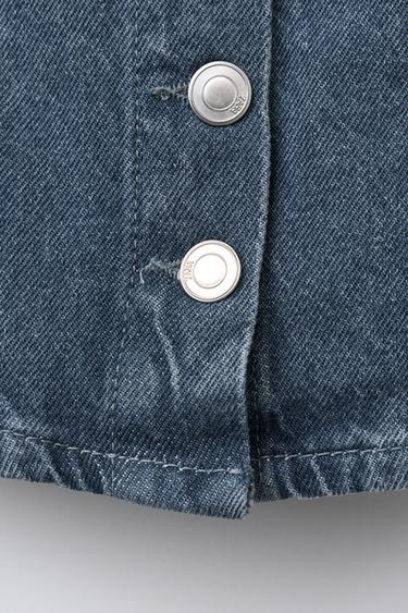 DENIM BELT SKIRT - Mid-blue by Zara - Image 2