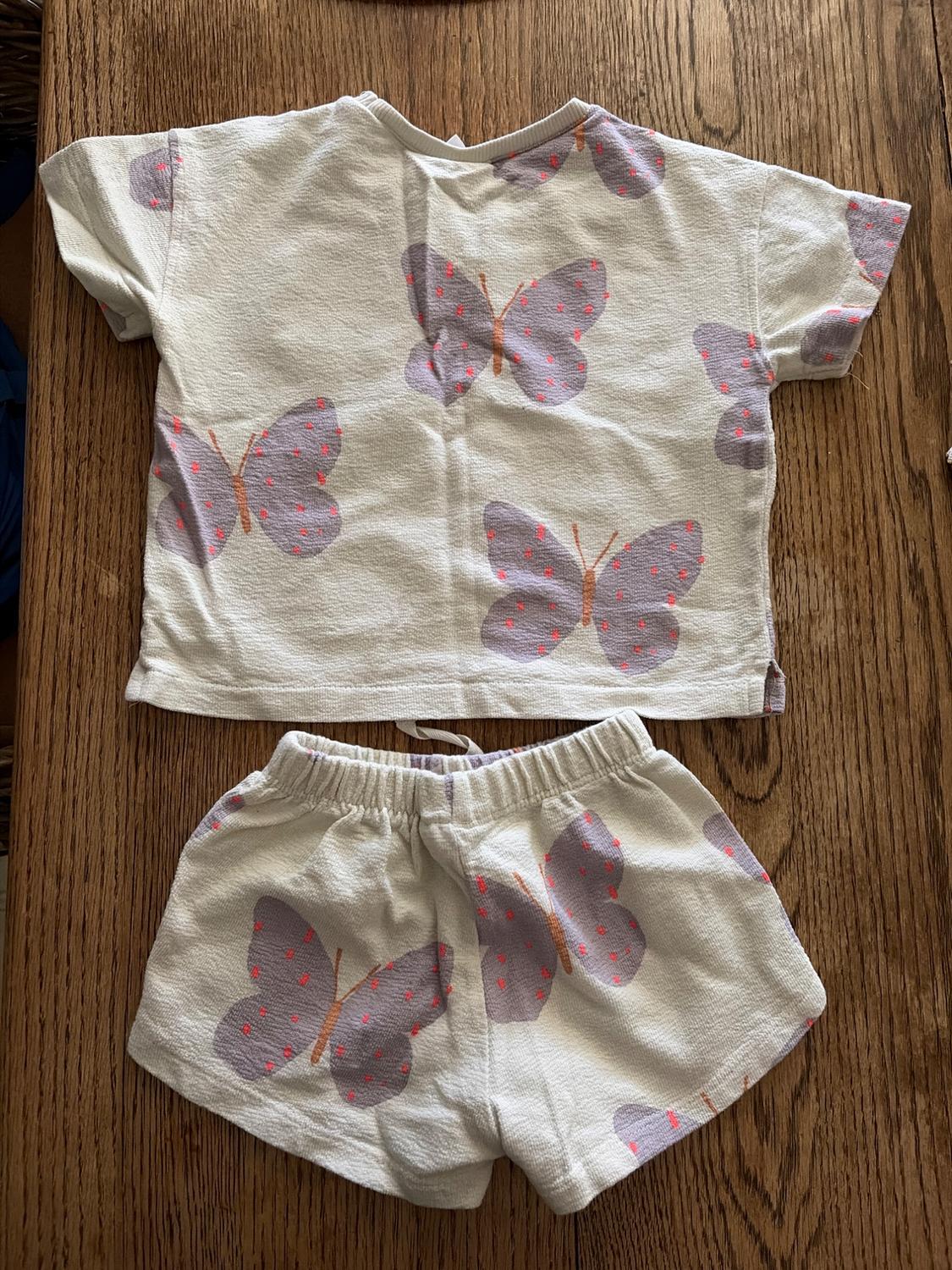 CONJUNTO CAMISETA Y BERMUDA MARIPOSAS - Image 2
