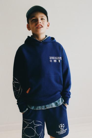 Zara UEFA CHAMPIONS LEAGUE® HOODIE - Blue - Image 0