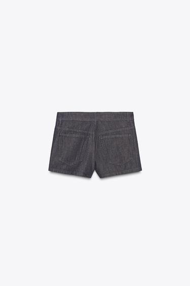 MINI CHINO SHORTS - Dark indigo by Zara - Image 4