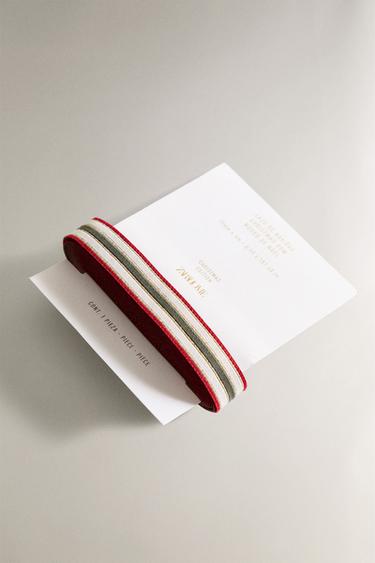 RUBAN CADEAUX RAYURES BRILLANTES NOËL - Multicolore de Zara - Image 1
