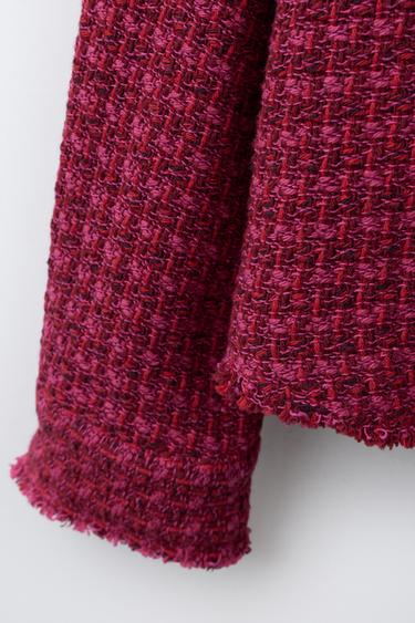 TEXTURED WAVY OVERSHIRT - Pink by Zara - Image 3