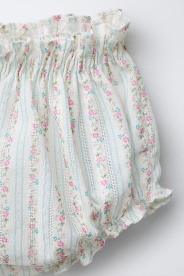 FLORAL SHIRT AND BLOOMERS SET - Multicoloured by Zara - Image 3