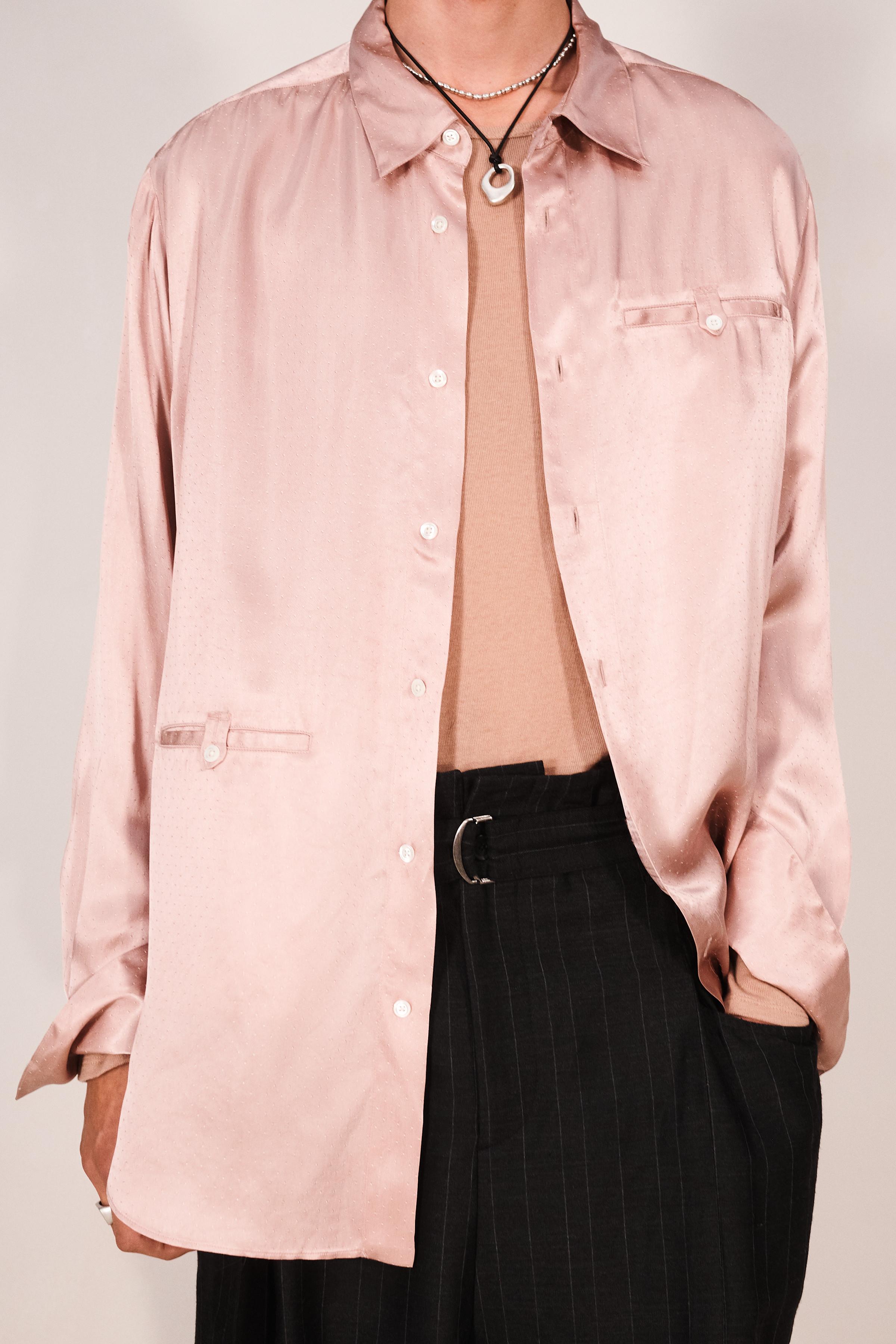PANTALON COSTUME RELAXED FIT RAYURES