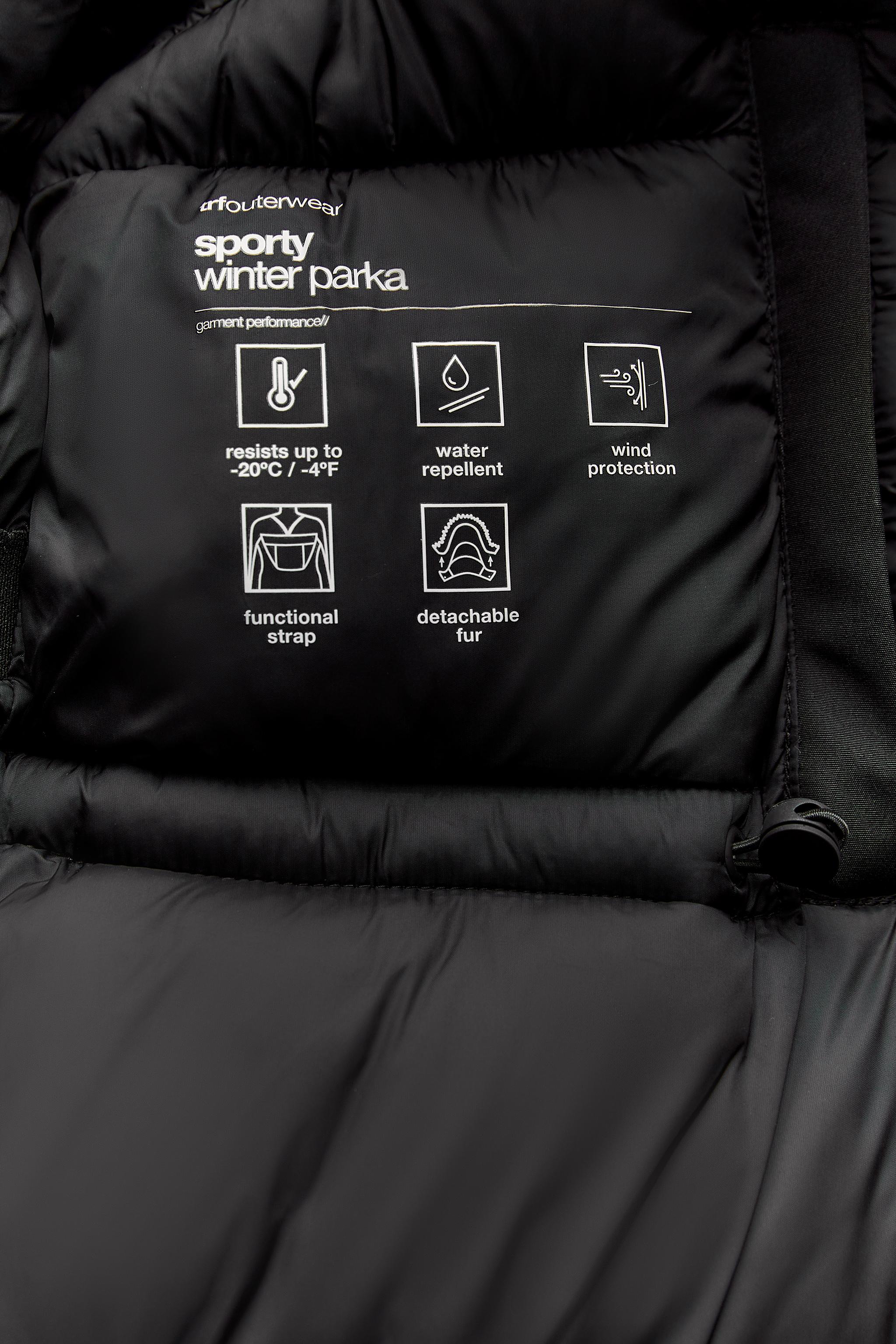 WATER AND WIND PROTECTION PARKA - Black | ZARA Spain