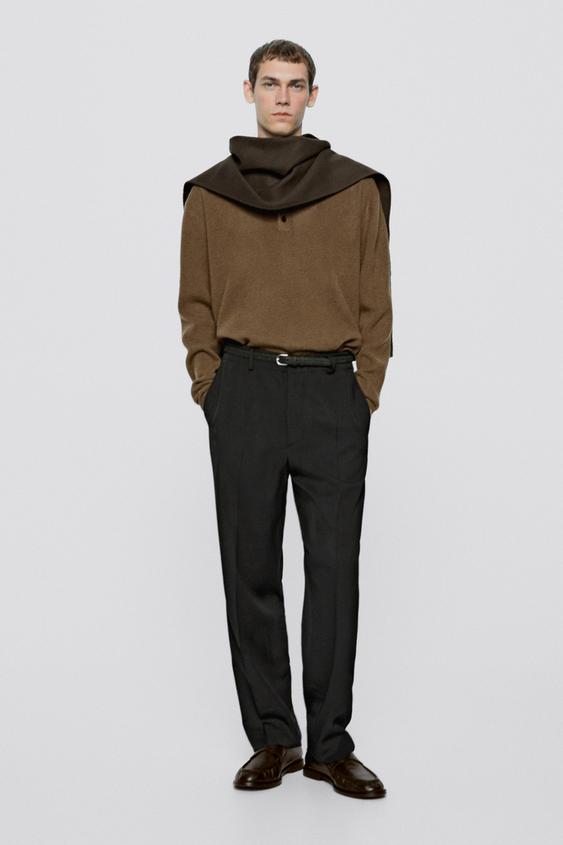 Zara Wool cashmere scarf - LIMITED EDITION - Mid-ecru - Image 0