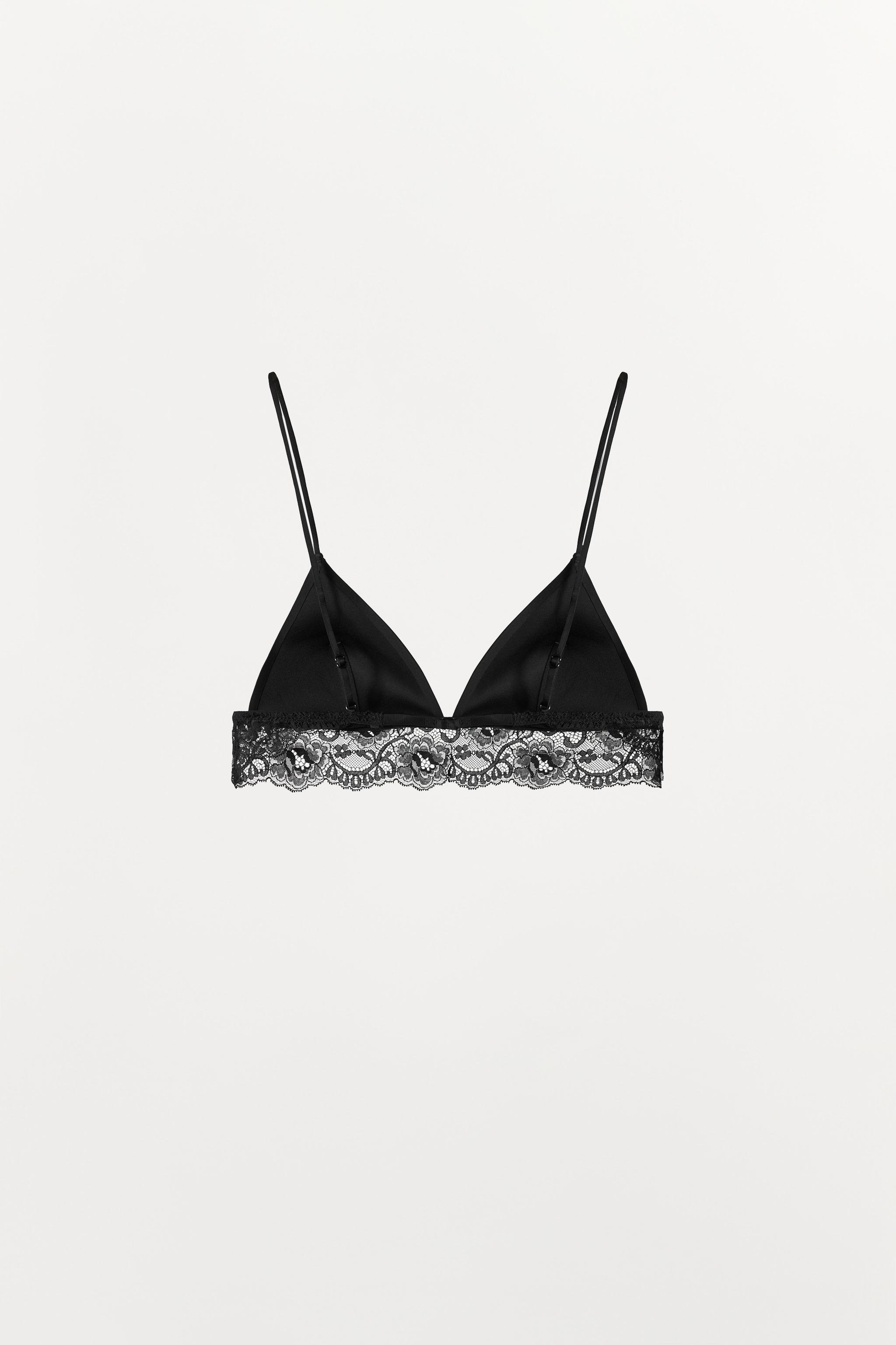 BRALETTE AVEC POLYAMIDE ET DENTELLE