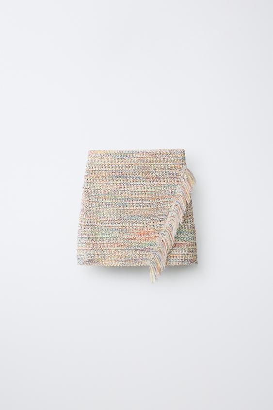 SAIA COM FRANJAS - Multicolor da Zara - Imagem 0