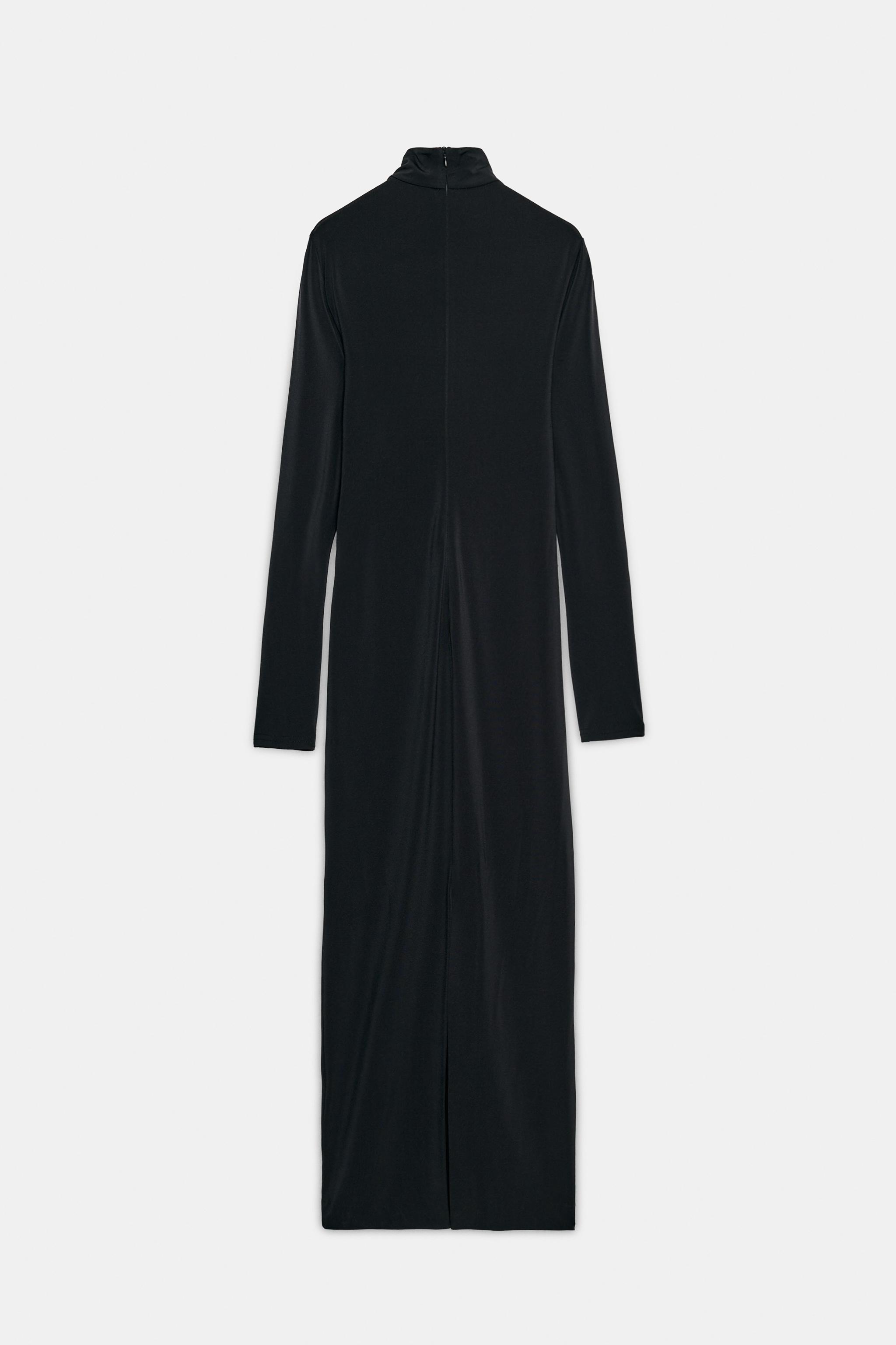 ストレッチロングワンピース - ブラック | ZARA Japan / 日本