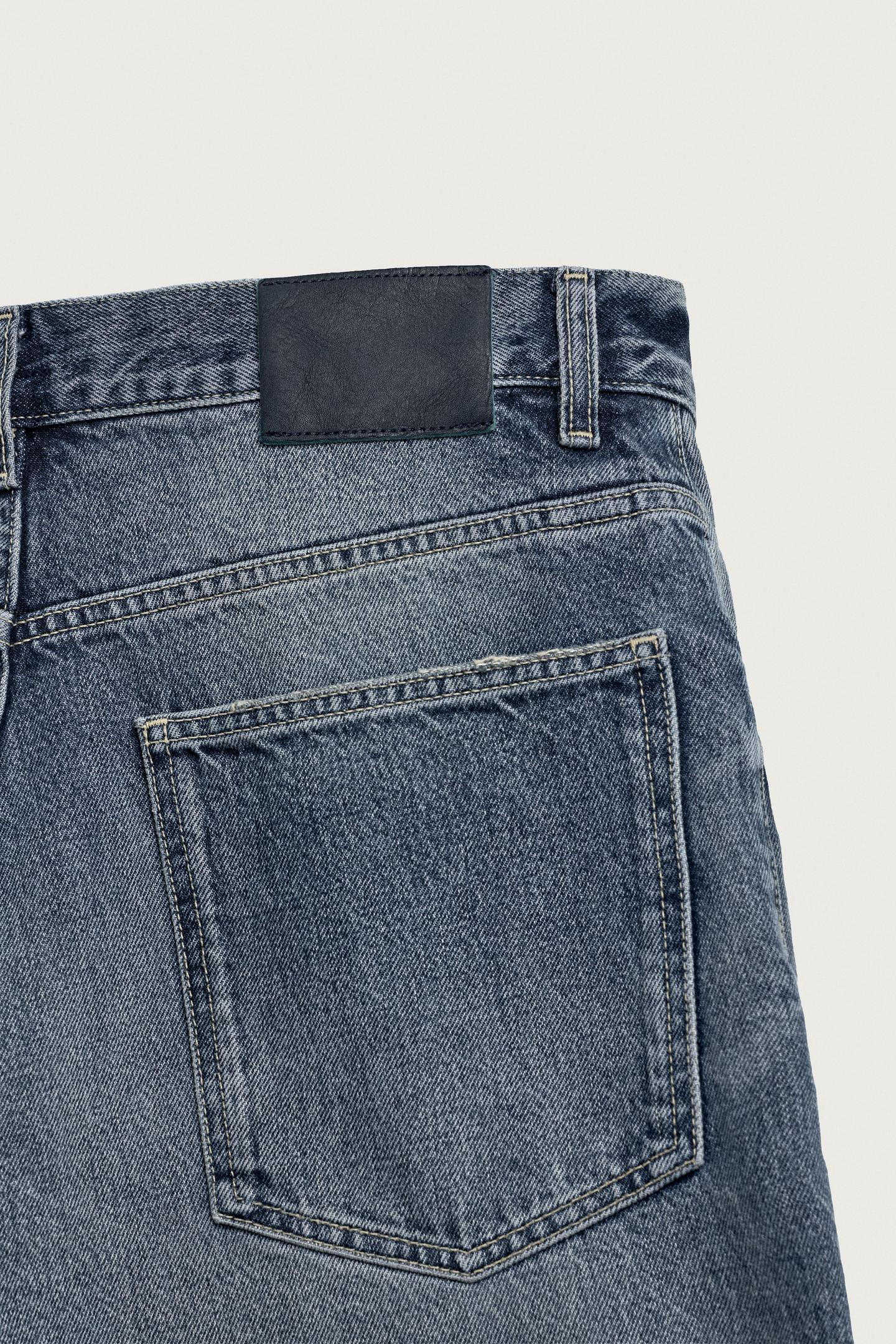 Мужские шорты Zara Relaxed Fit Denim Shorts, цвет: Синий — фото 9
