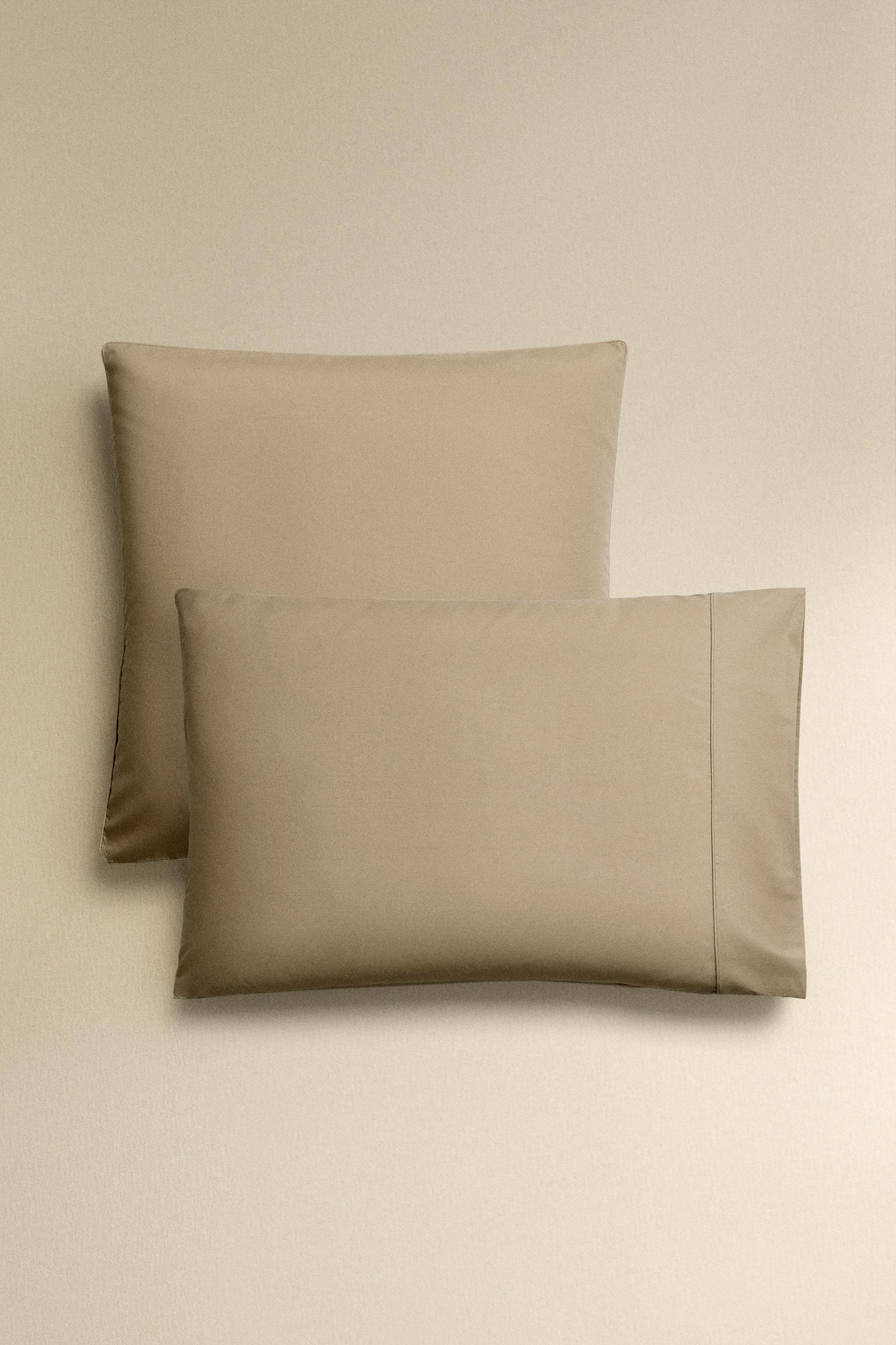 TAIE D’OREILLER PERCALE DE COTON (300 FILS