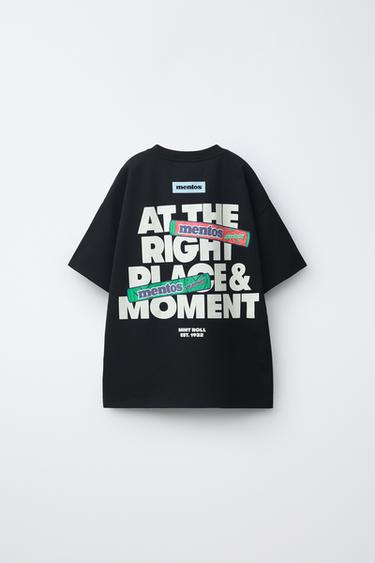 T-SHIRT MENTOS © - Noir de Zara - Image 1