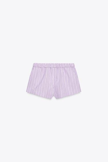 Zara TURN-UP WAIST MINI SHORTS - 692