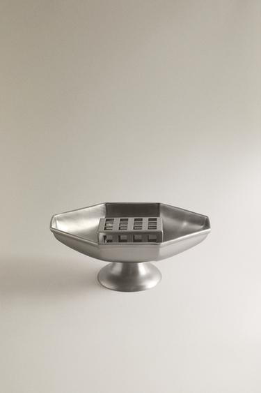 SMALL METAL TRAY | STUDIO MARY LENNOX - Silver by Zara - Image 0