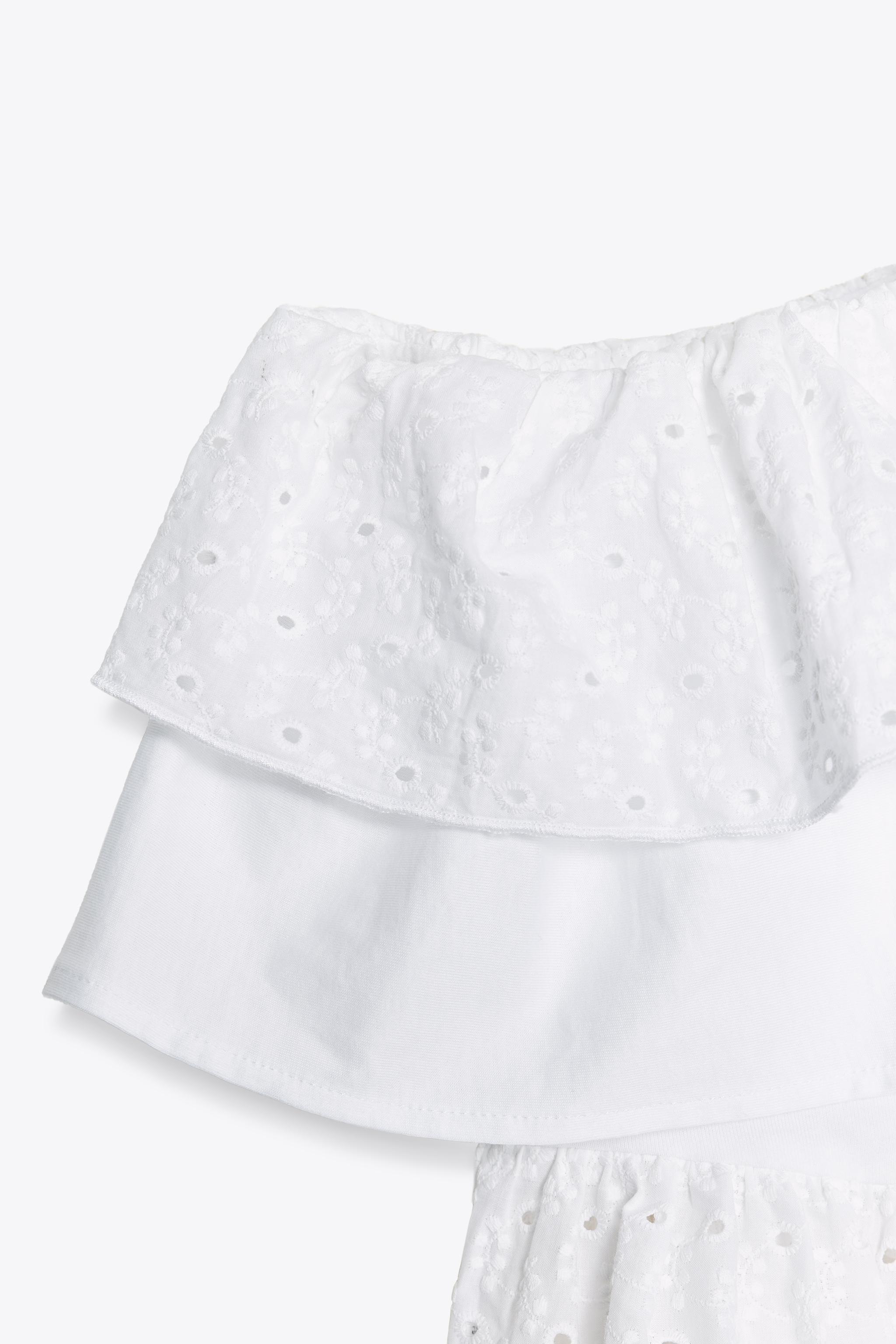 ZARA】ソフトインターロックアシンメトリートップス 0264/322