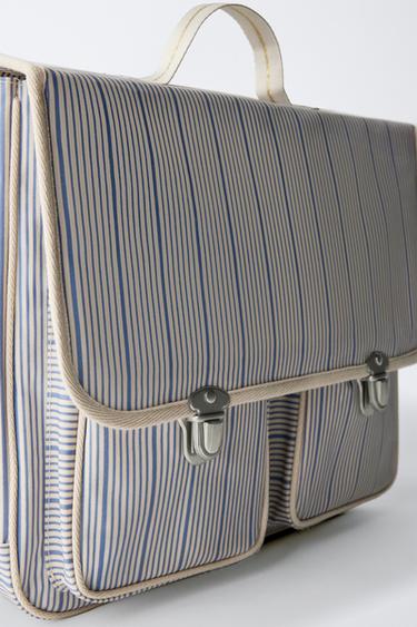 CARTABLE SCOLAIRE RAYURES - Bleu de Zara - Image 2