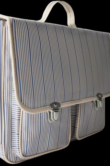 CARTABLE ESCOLAR RAYAS - Azul de Zara