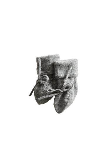 حذاء كشمير للرضّع - رمادي الخاص بـ Zara