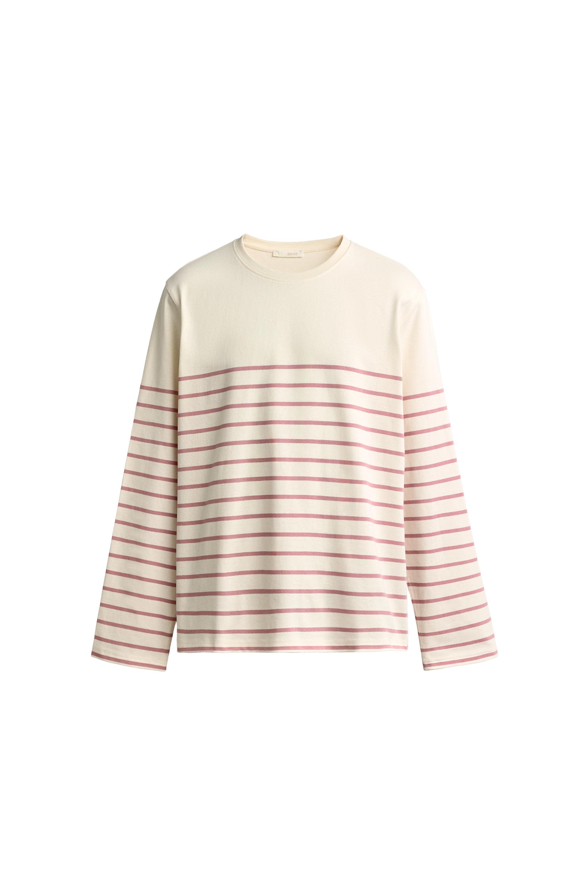 CAMISETA RELAXED FIT JACQUARD RAYAS