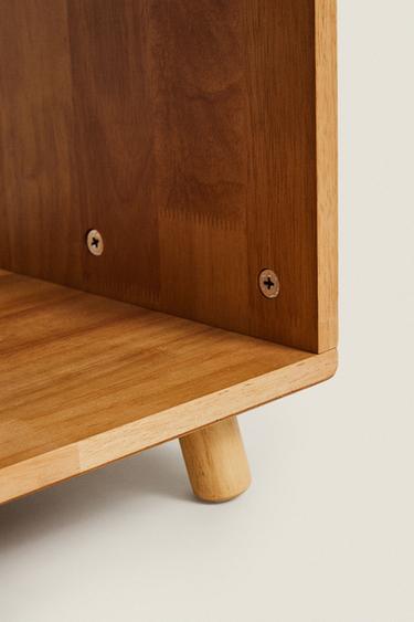 WOODEN BEDSIDE TABLE - Light beige by Zara - Image 5