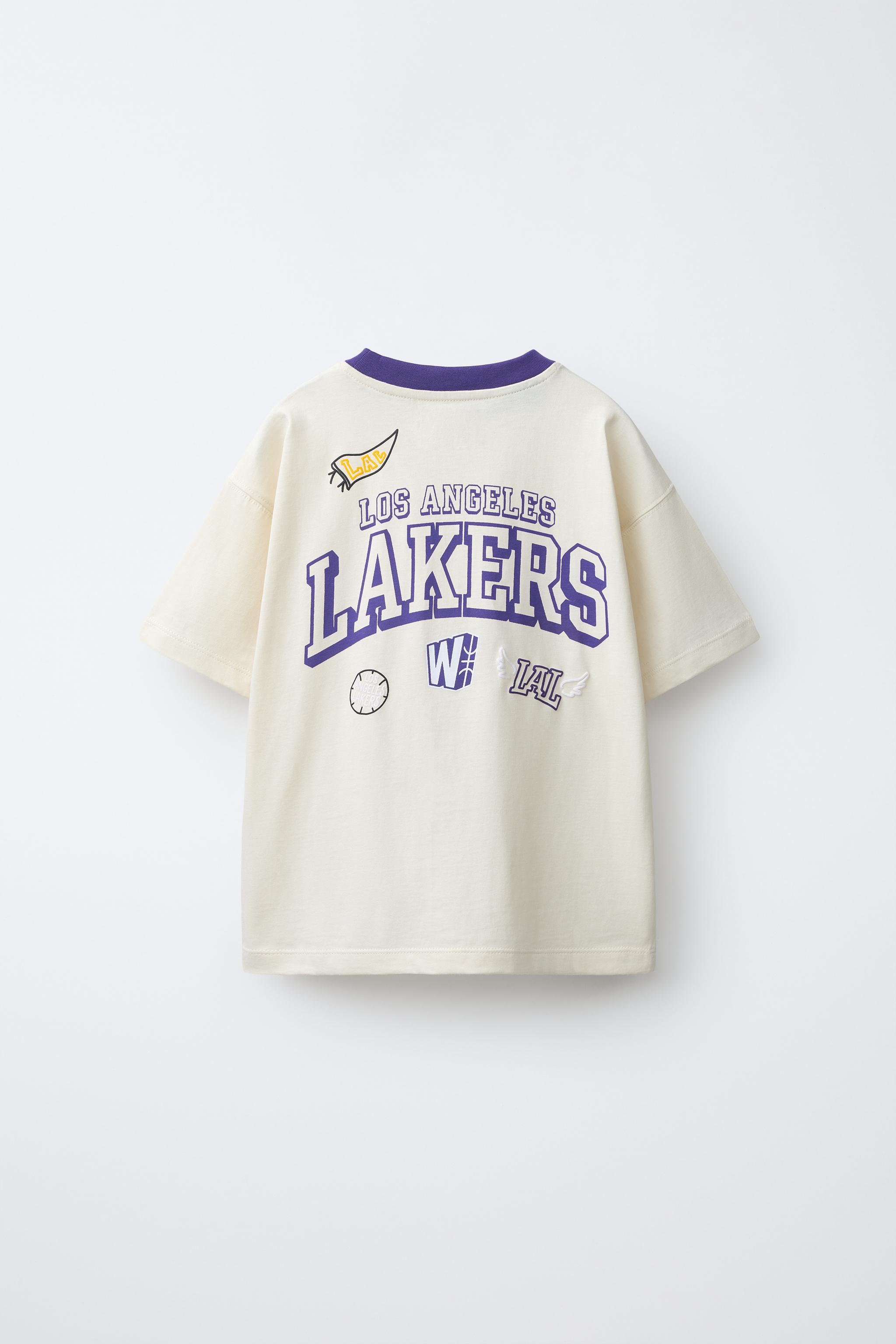 NBA LOS ANGELES LAKERS PRINTED T-SHIRT