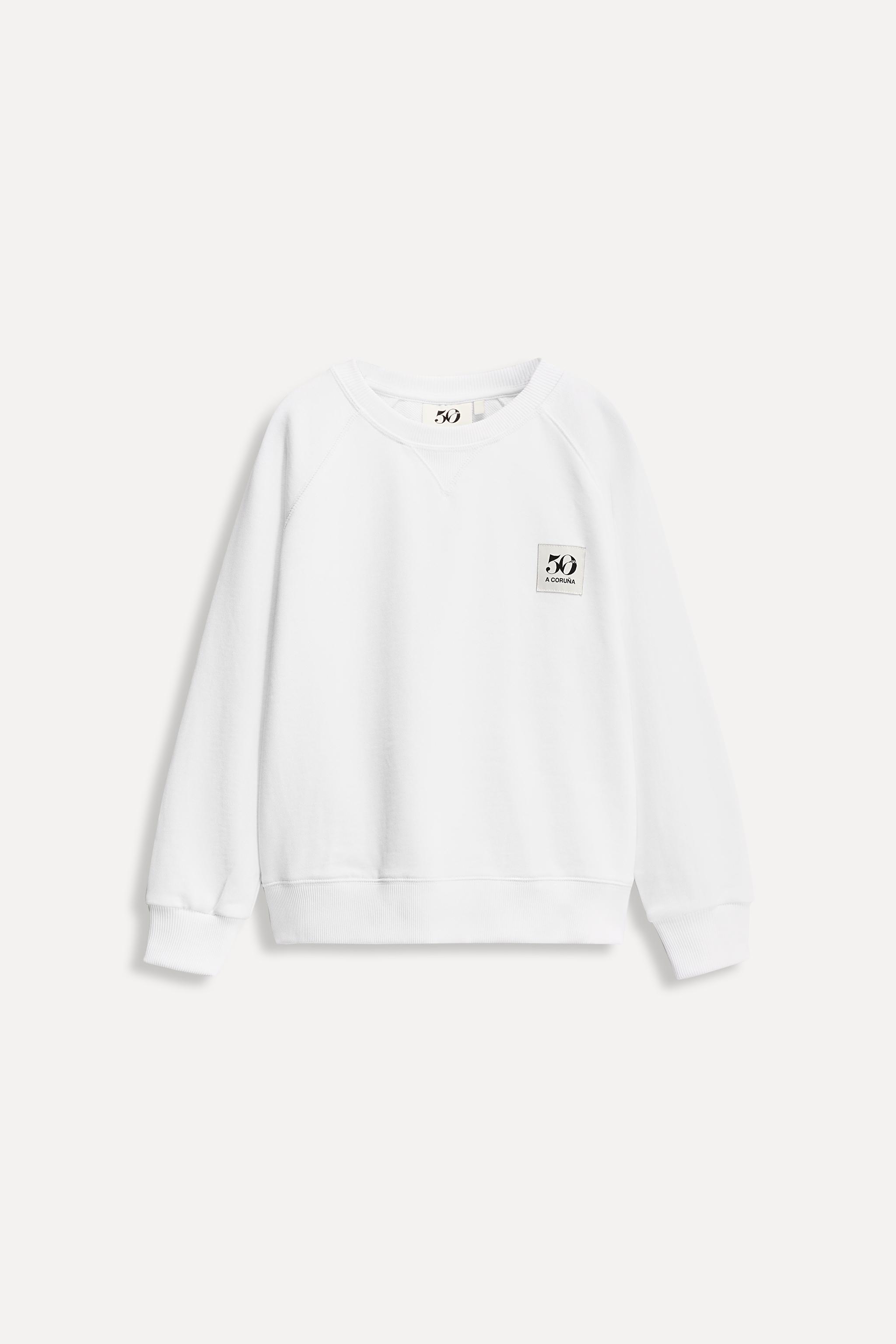 6 ANS/ SWEAT POCHE ÉTIQUETTE 50TH ANNIVERSARY