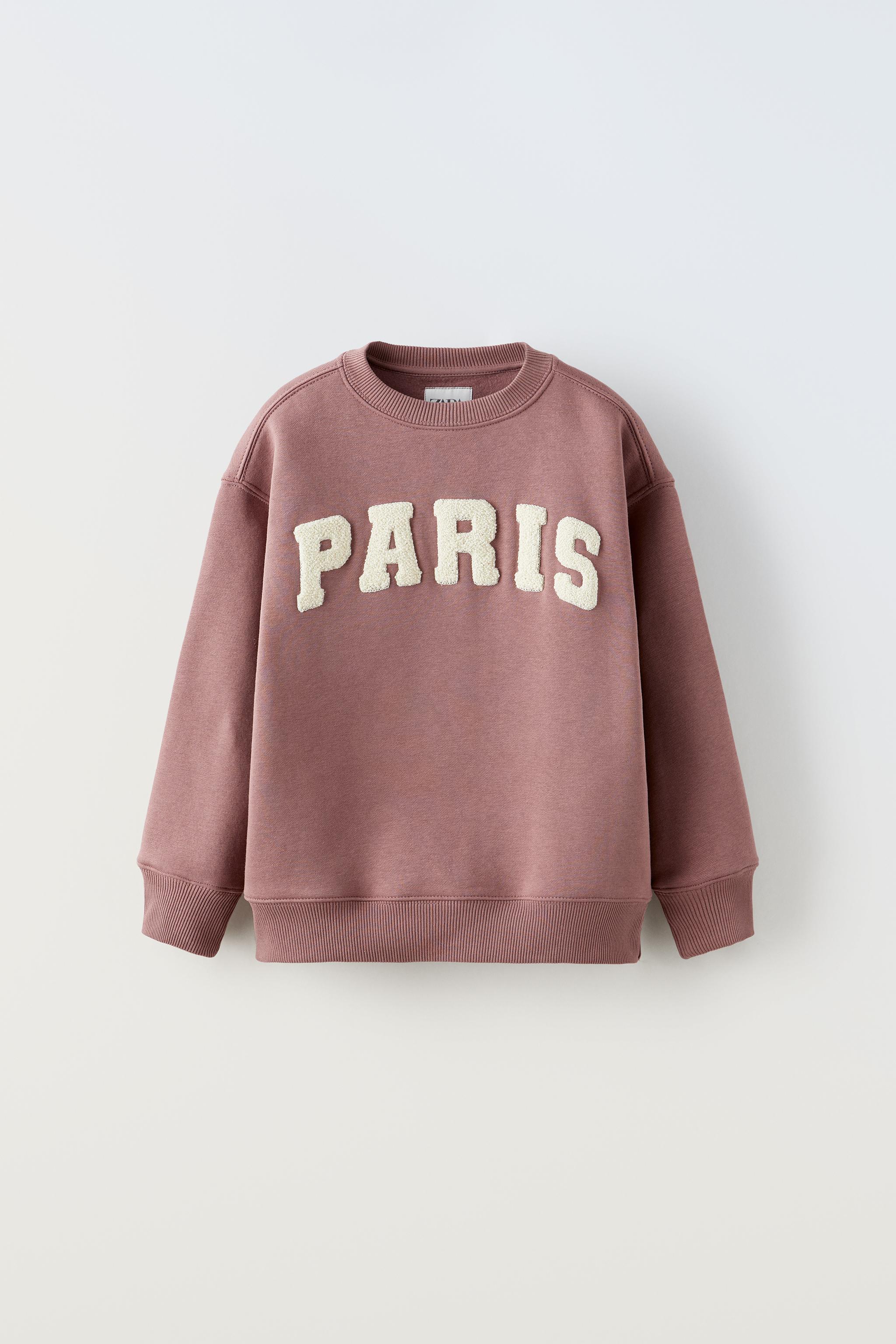 TEXT DETAIL ATHLETIC SWEATSHIRT WITH ZIPPER - Taupe gray