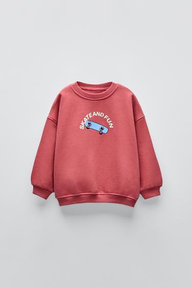 SKATE SWEATSHIRT - Pink by Zara - Image 0