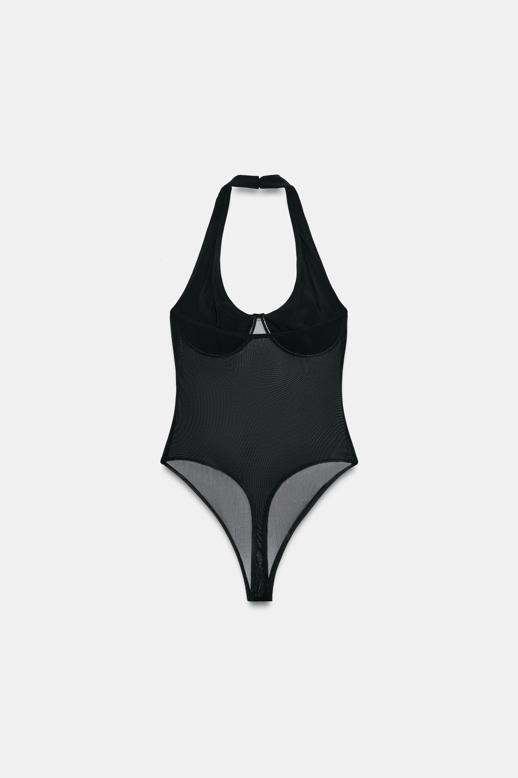 COMBINATION TULLE BODYSUIT