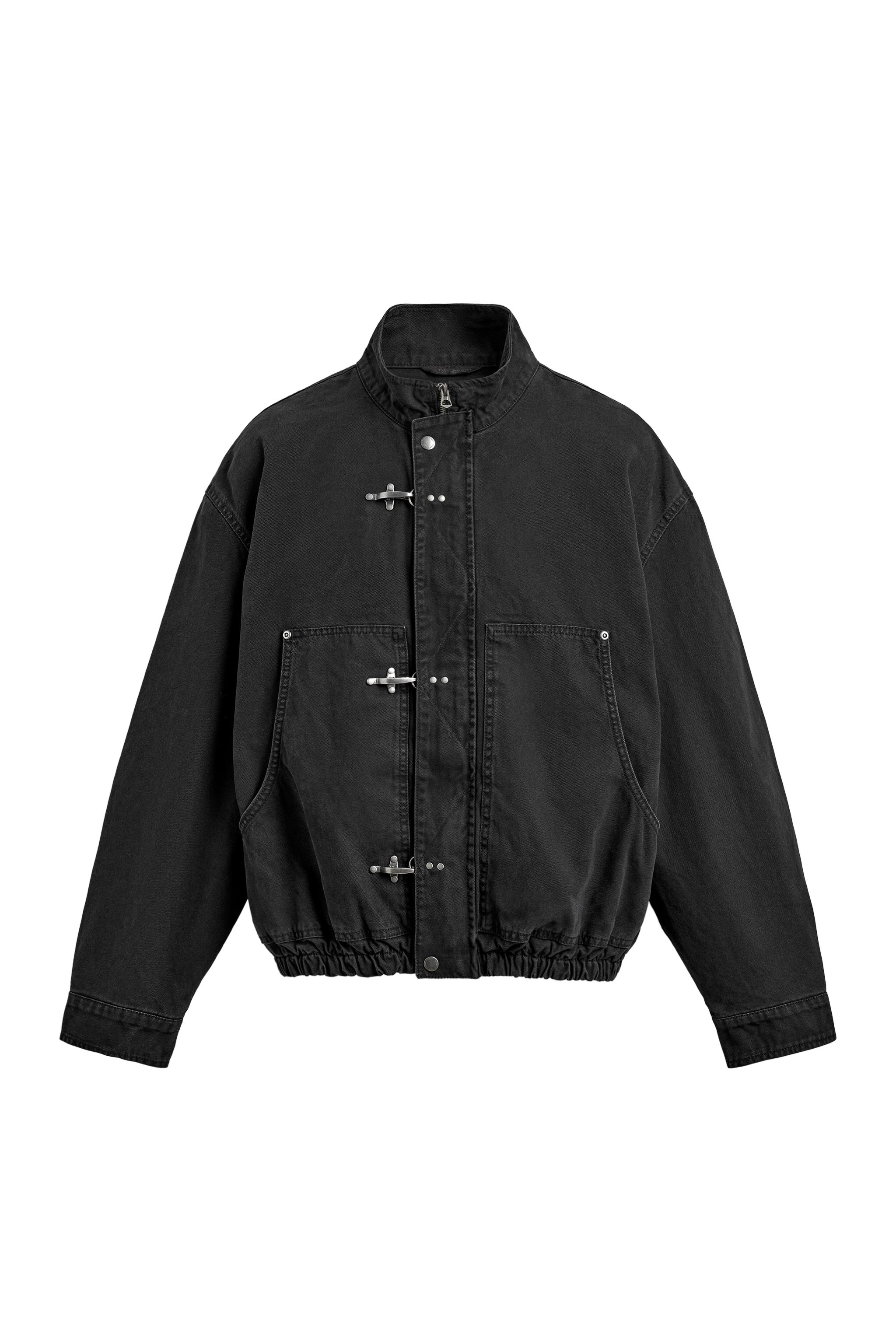 クロップドフィットトグルボタンジャケット - エクリュ | ZARA Japan