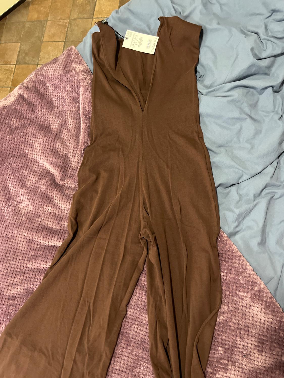 HEAVY COTTON PALAZZO JUMPSUIT - Image 3