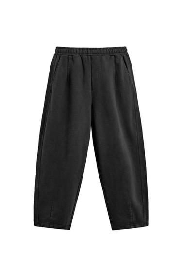 LIMITED EDITION FADED BALLOON FIT JOGGER TROUSERS - Dark anthracite by Zara