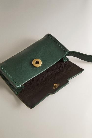 LEATHER PET BAG DISPENSER - Green by Zara - Image 3