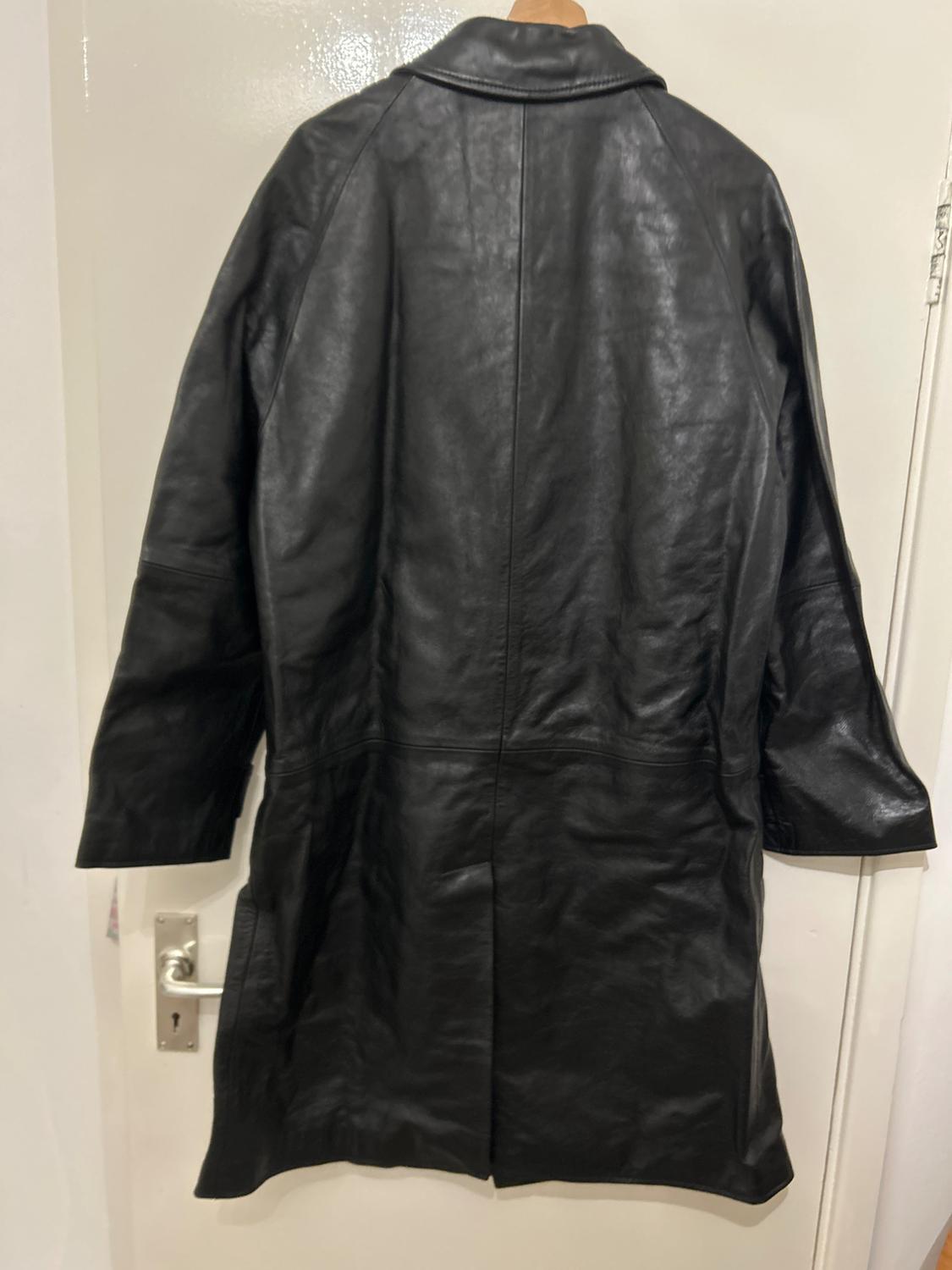 STEVEN MEISEL LEATHER COAT - Image 2