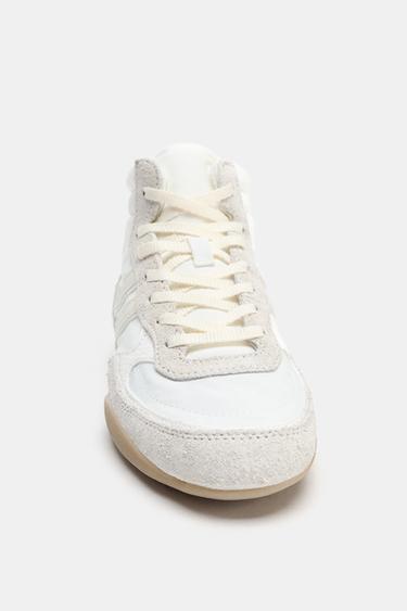 BASKETS MONTANTES - Blanc de Zara - Image 3