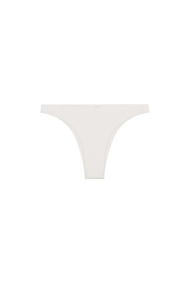 Zara PLAIN BIKINI BOTTOMS - Ecru
