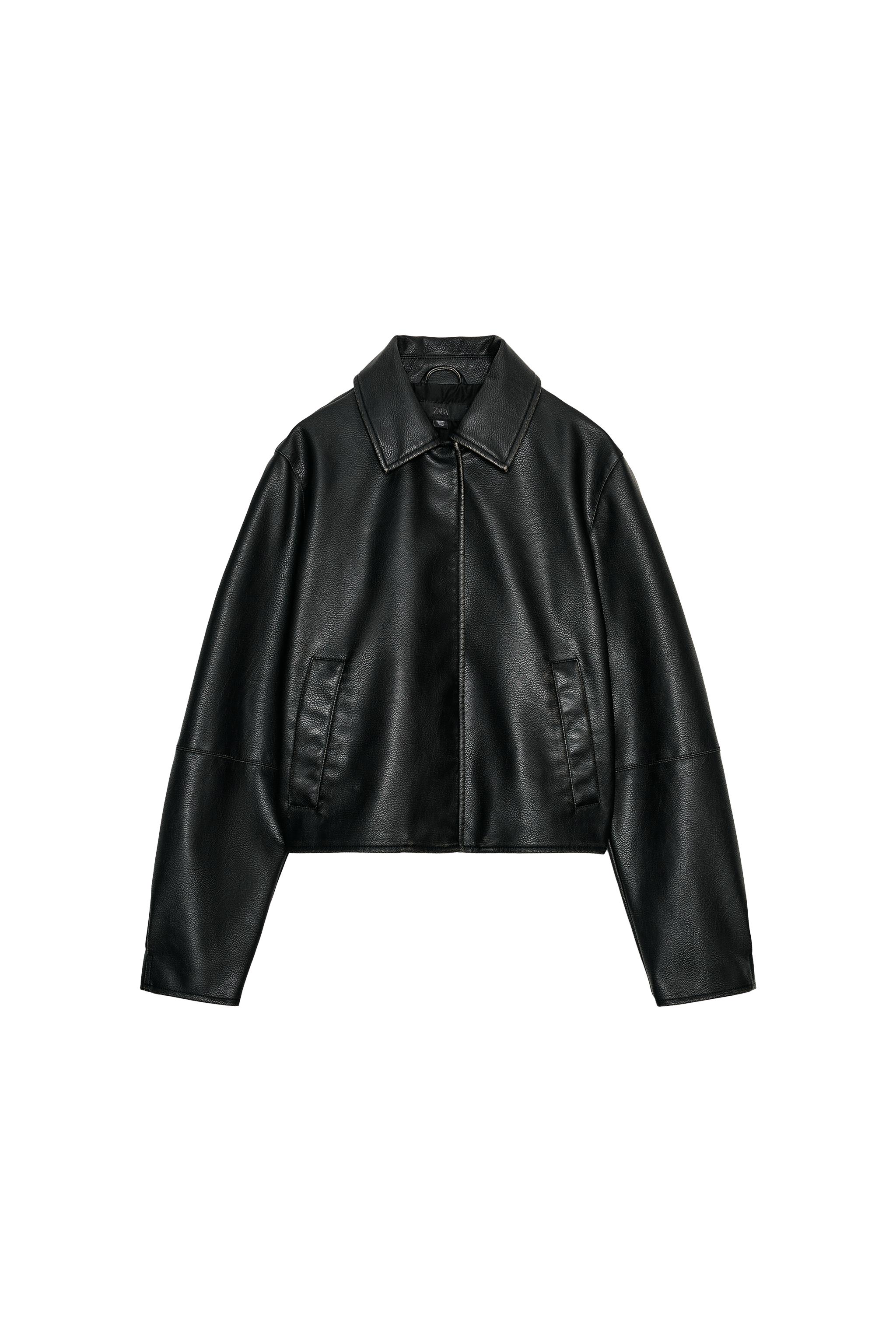 FAUX LEATHER JACKET - Black | ZARA South Africa