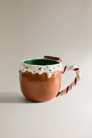 XÍCARA INFANTIL DE CERÂMICA CHOCOLATE NATAL - Multicolor da Zara - Imagem 0