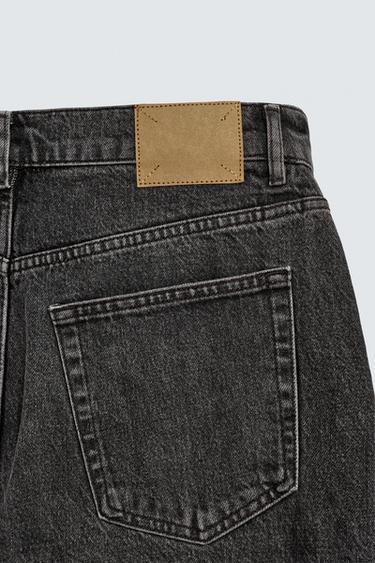 JEAN DROIT COUPE CHEVILLE - Noir de Zara - Image 9