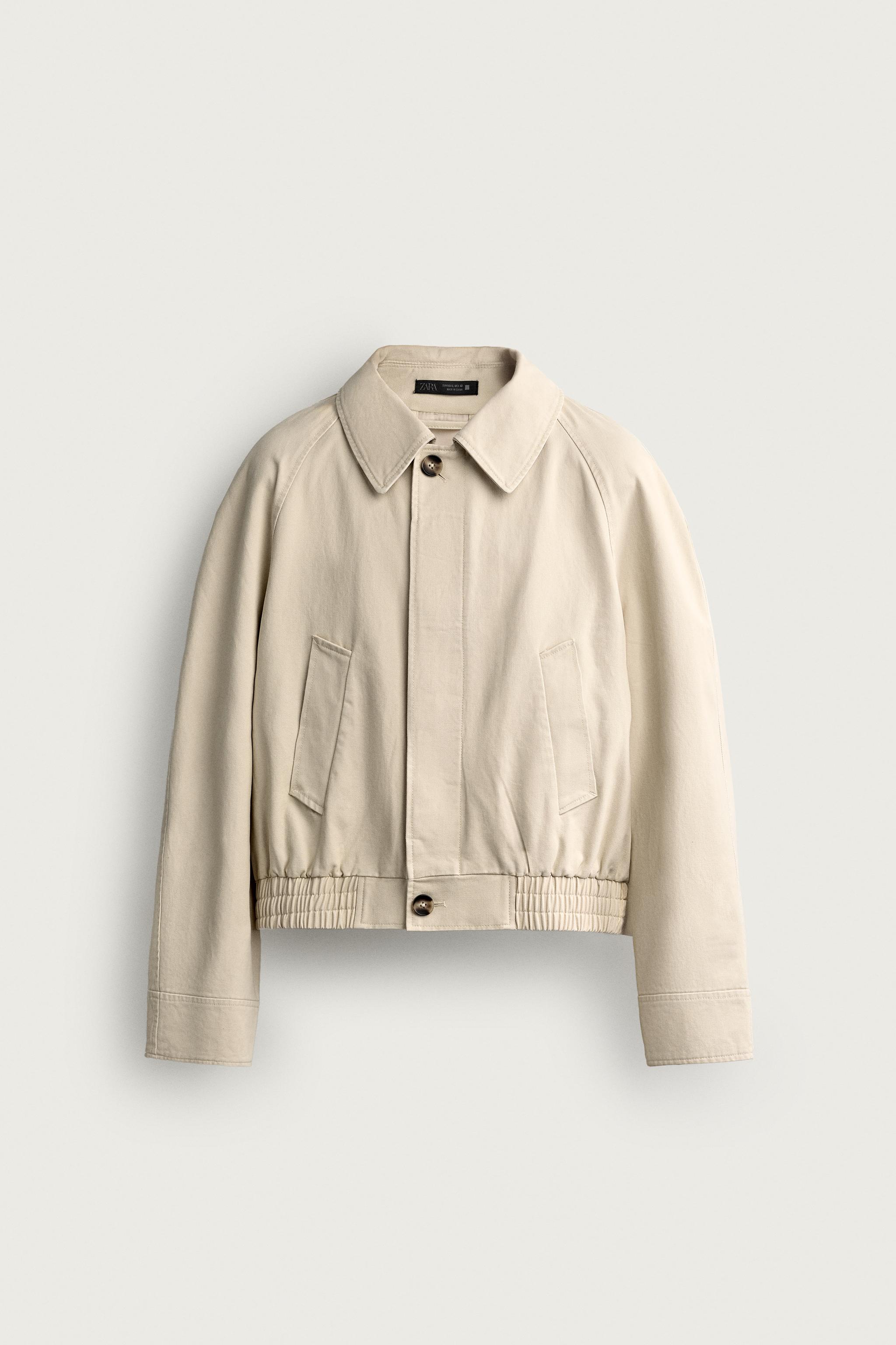 CROPPED COTTON OVERSHIRT