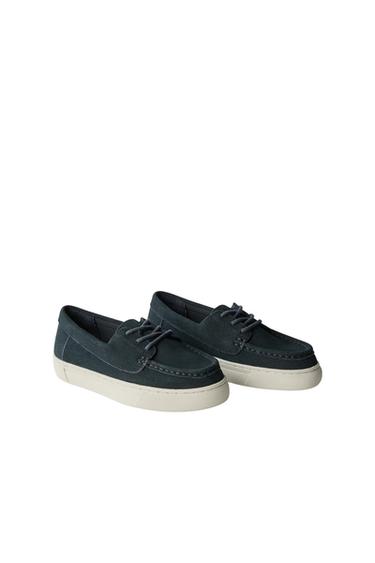 BLUCHER SPORT SERRAJE - Marineblau von Zara