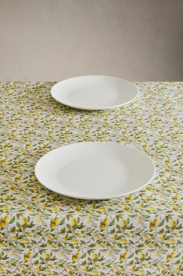 NAPPE COTON RÉSINE CITRONS - Verts de Zara - Image 1