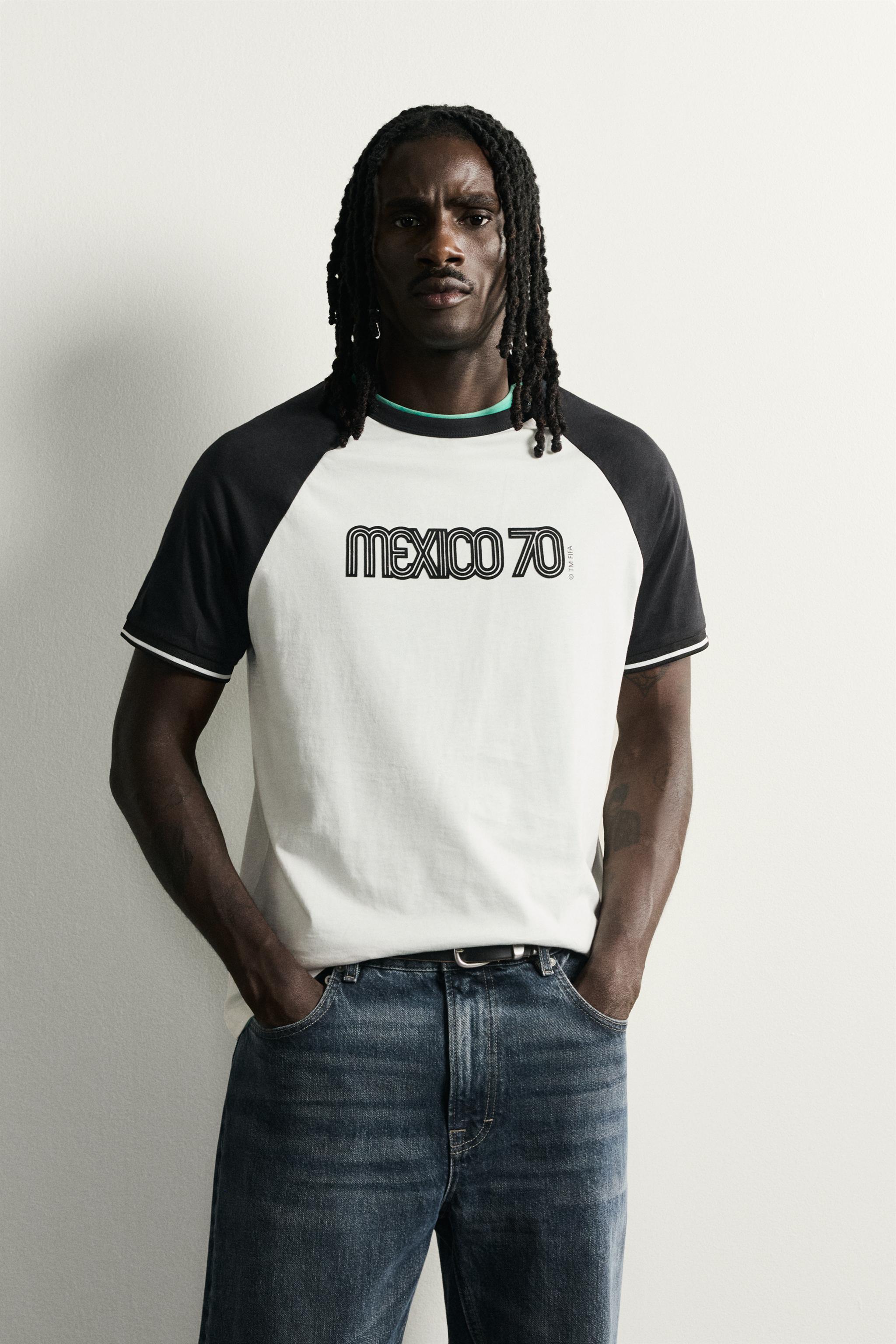 COLORBLOCK MEXICO 70 FIFA WORLD CUP™ FIFA CLASSICS T-SHIRT — White