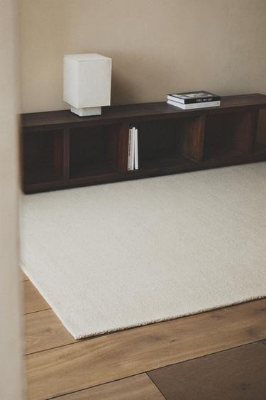 WOOL RUG - Beige by Zara